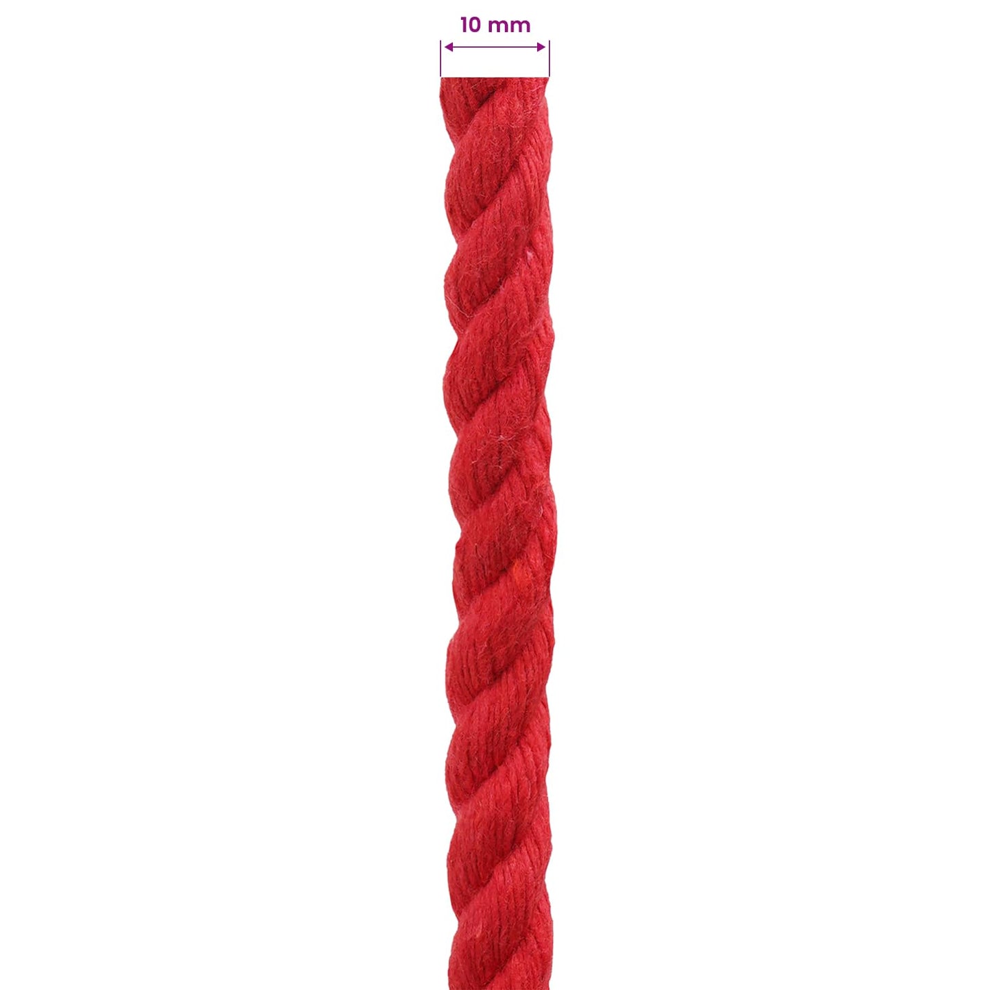 Rope Red 1 x 1 x 25000 cm Cotton