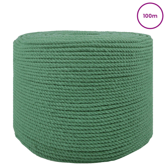 Cotton Twine 10 pcs 2 mm 100 m Green 100% Cotton Cotton Twine 10 pcs 2 mm 100 m Green 100% Cotton