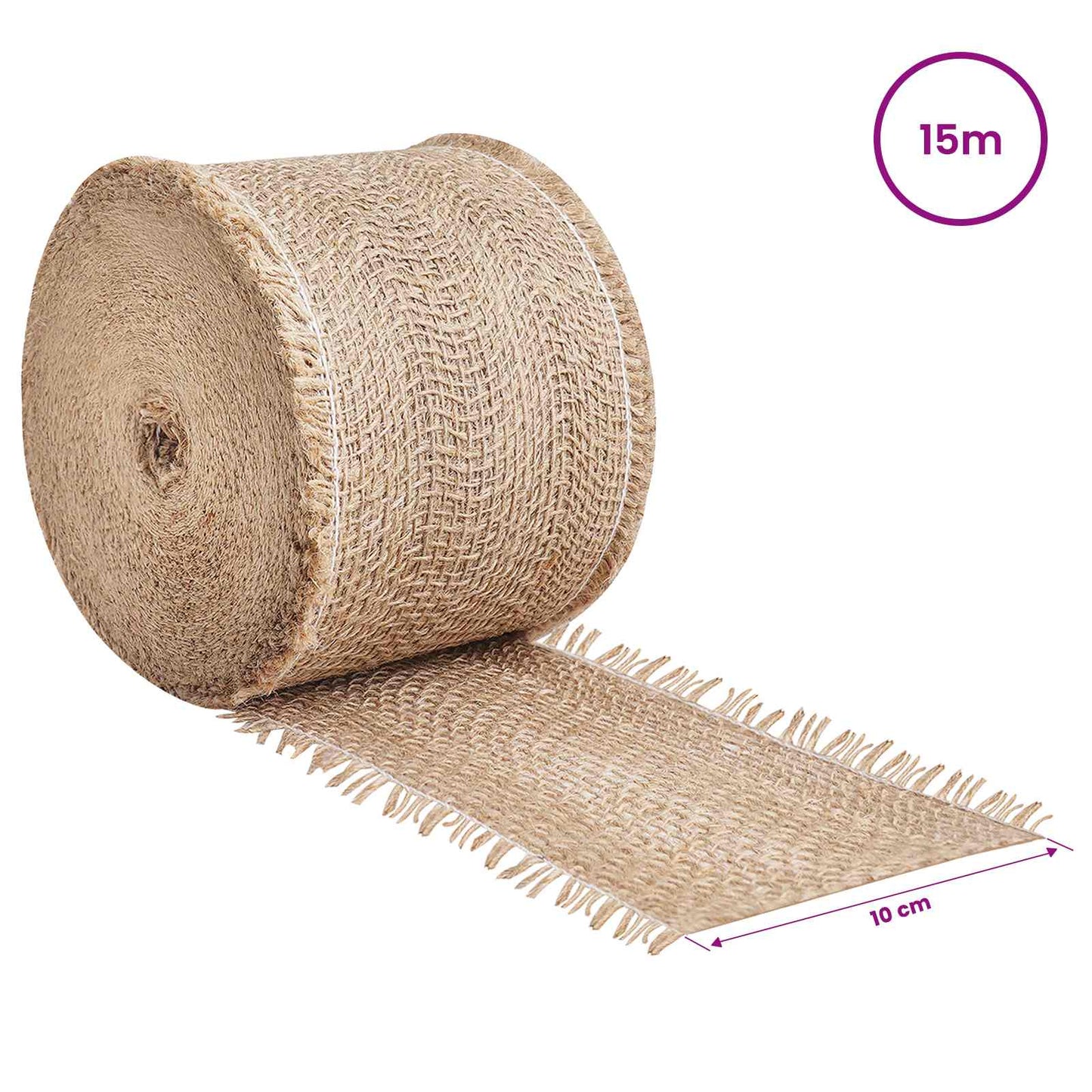 Jute Roll Natural 10 x 1500 cm