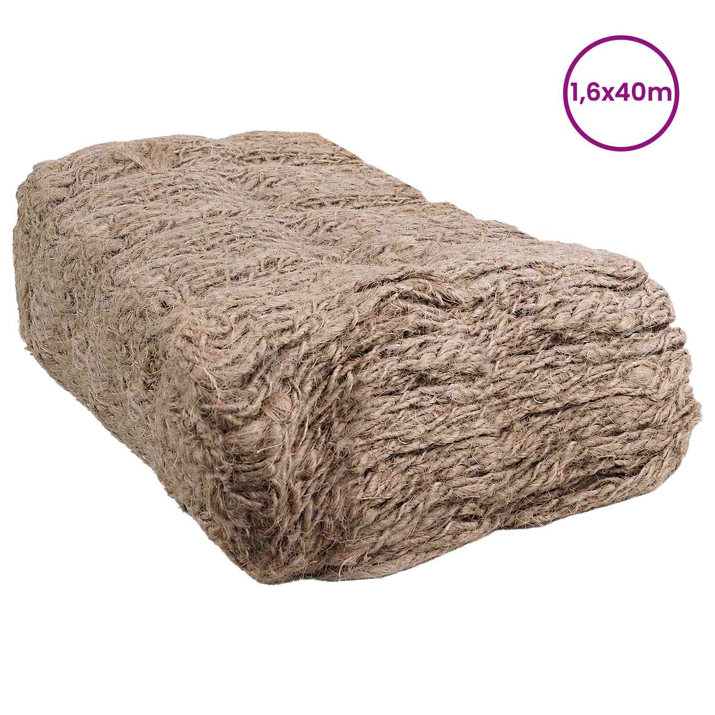 Jute Embankment Mat Natural 1.6 x 40 m
