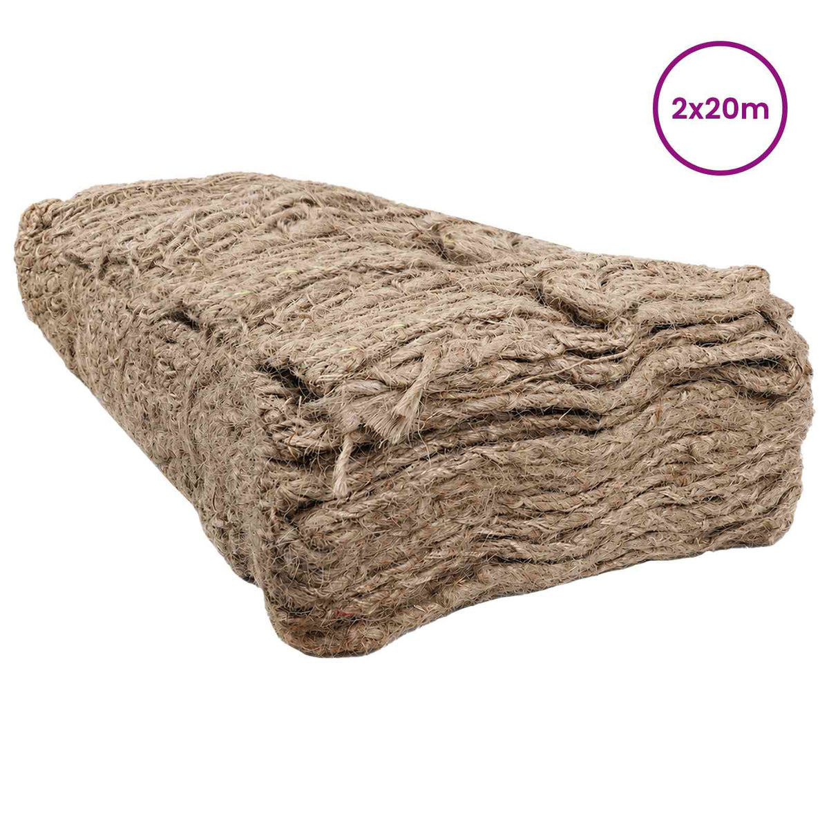 Jute Embankment Mat Natural 2 x 20 m