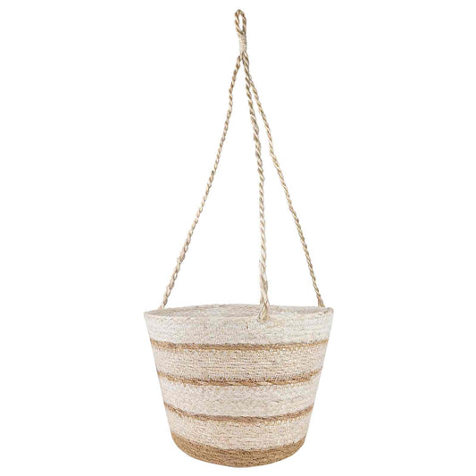 3 pcs Natural ,White and Beige Ø26 x 19 cm 100% Seagrass 3 pcs Natural ,White and Beige Ø26 x 19 cm 100% Seagrass