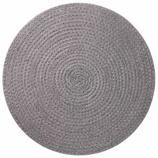 Jute Placemets 6 pcs Grey Ø 30 cm 100% Tossa Jute Jute Placemets 6 pcs Grey Ø 30 cm 100% Tossa Jute