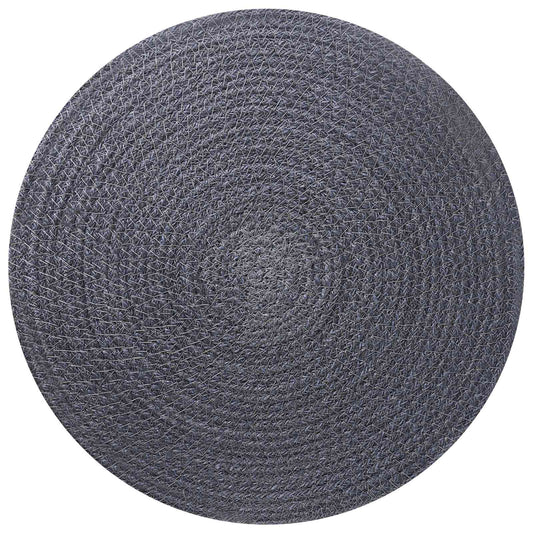 Jute Placemets 4 pcs Dark grey Ø 30 cm 100% Tossa Jute Jute Placemets 4 pcs Dark grey Ø 30 cm 100% Tossa Jute