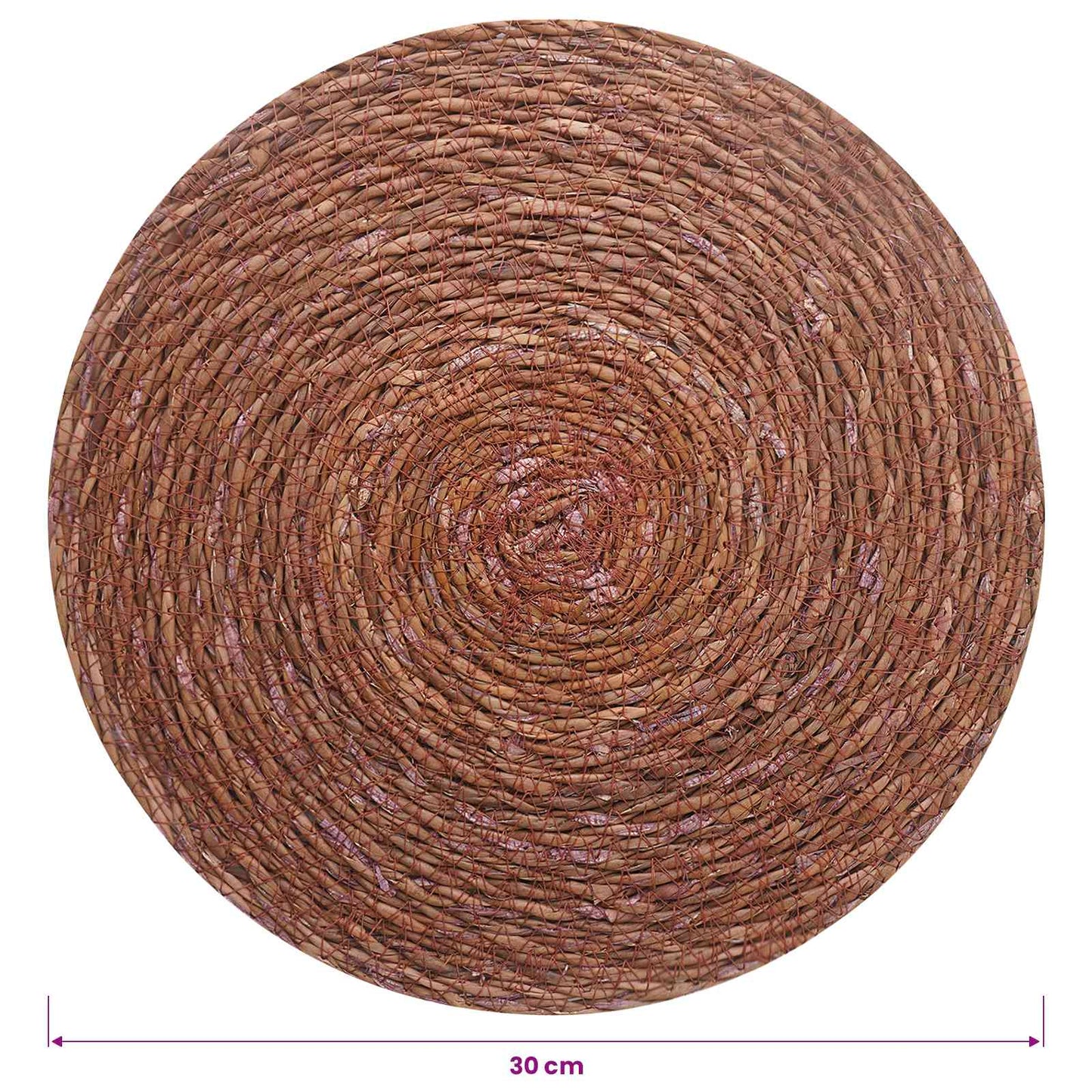 Seagrass Placemets 12 pcs Brown 100% Seagrass