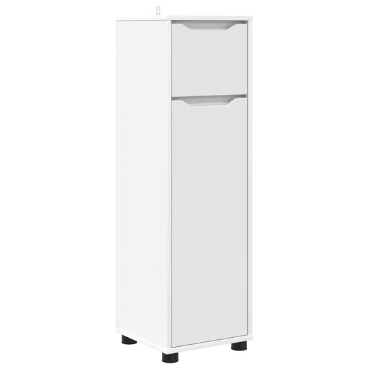 Bathroom Cabinet White 30.5 x 30 x 101 cm Engineered Wood Bathroom Cabinet White 30.5 x 30 x 101 cm Engineered Wood