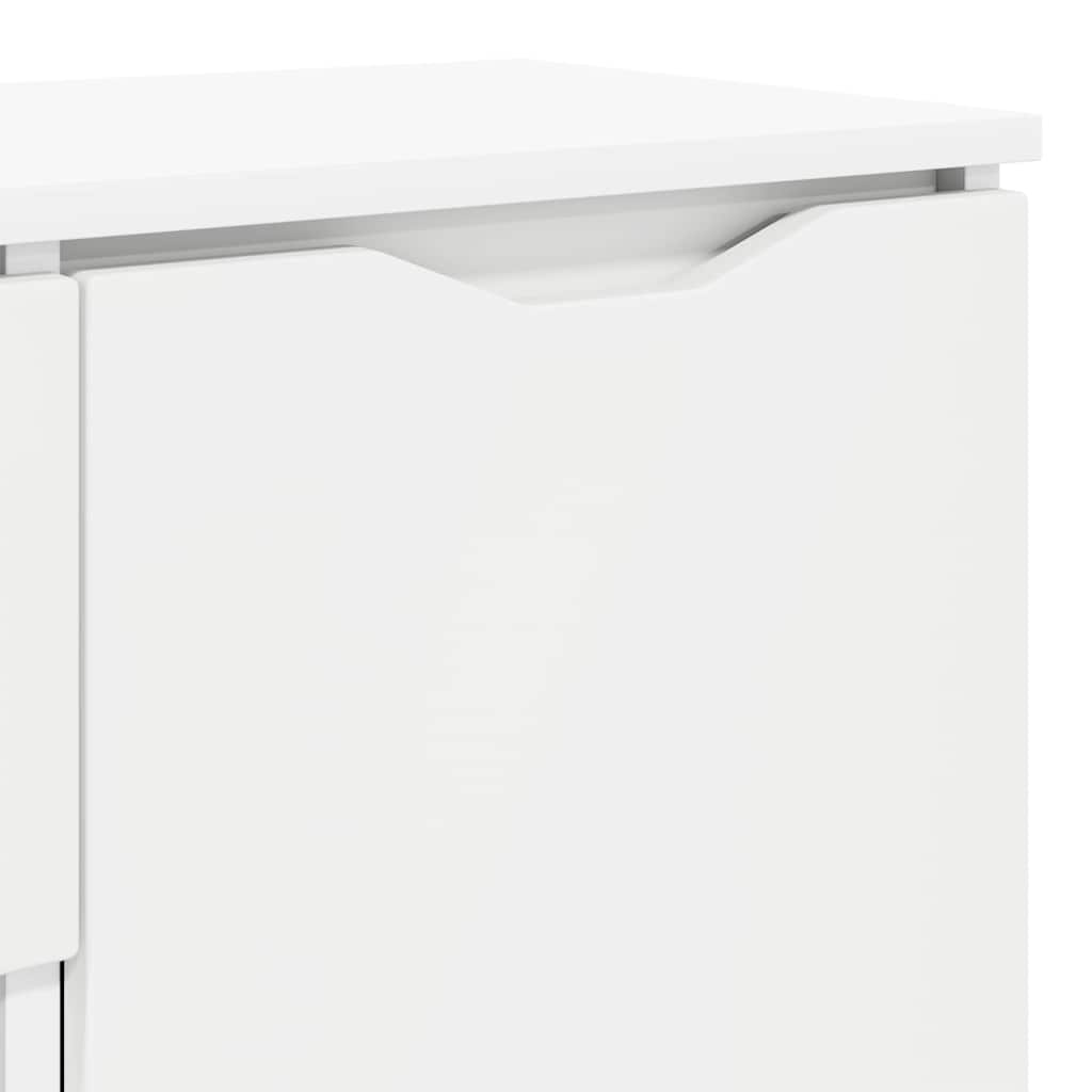 Sideboard with Drawer White 100 x 30 x 65.6 Engineered Wood