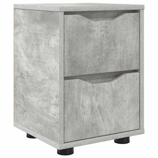 Bedside Table Concrete Grey 30.5 x 30 x 43 cm Engineered Wood Bedside Table Concrete Grey 30.5 x 30 x 43 cm Engineered Wood