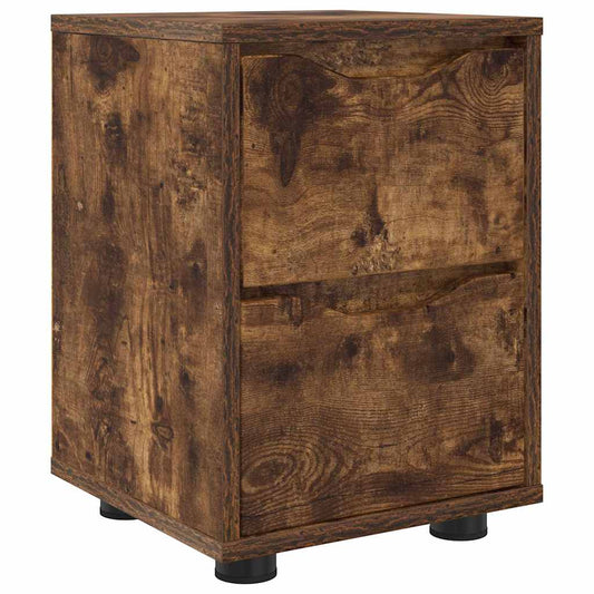 Bedside Table Smoked Oak 30.5 x 30 x 43 cm Engineered Wood Bedside Table Smoked Oak 30.5 x 30 x 43 cm Engineered Wood