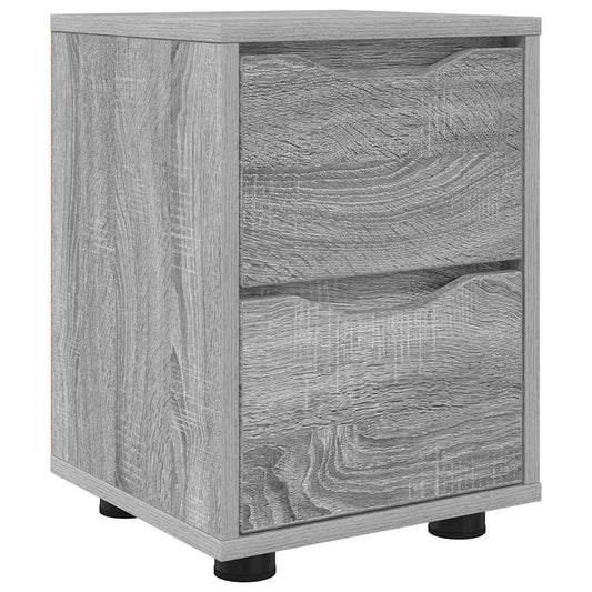 Bedside Table Grey Sonoma 30.5 x 30 x 43 cm Engineered Wood Bedside Table Grey Sonoma 30.5 x 30 x 43 cm Engineered Wood