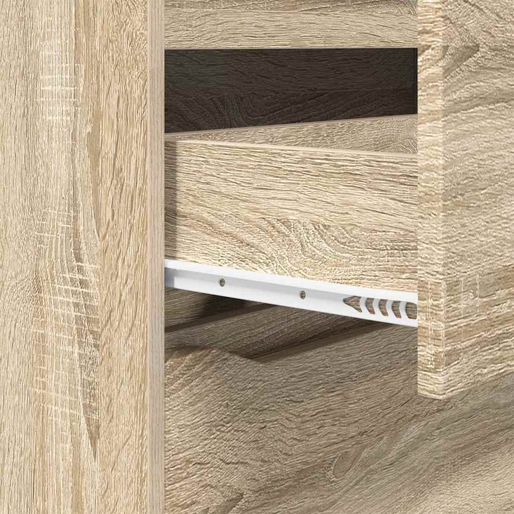Storage Cabinet Sonoma Oak 80 x 48 x 57 cm Engineered Wood