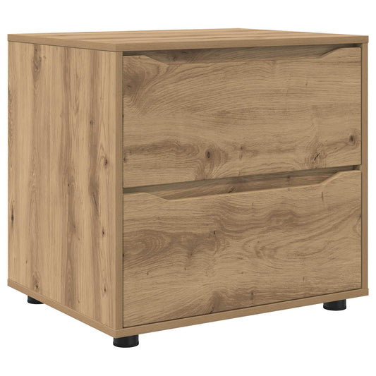 Storage Cabinet 60 x 48 x 57 cm Engineered Wood Artisan Oak Storage Cabinet 60 x 48 x 57 cm Engineered Wood Artisan Oak