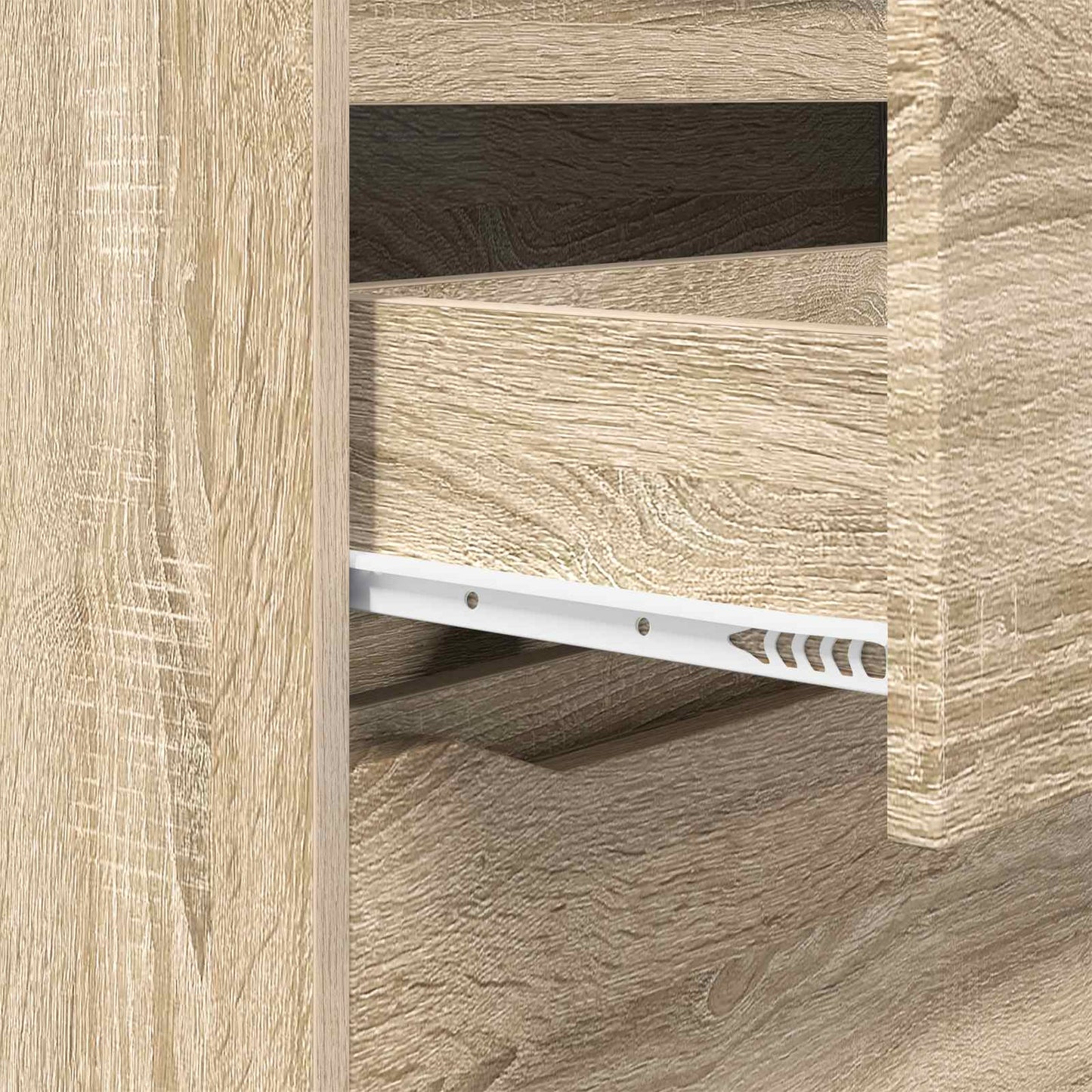 Storage Cabinet Sonoma Oak 80 x 31 x 81 cm Engineered Wood