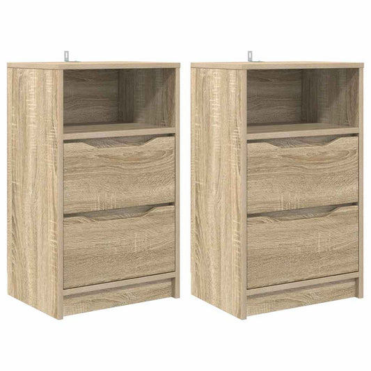 Bedside Tables with Drawer 2 pcs Sonoma Oak 40 x 30 x 467 cm Bedside Tables with Drawer 2 pcs Sonoma Oak 40 x 30 x 467 cm