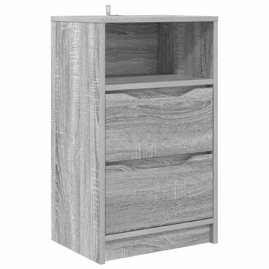 Bedside Table Grey Sonoma 40 x 30 x 467 cm Engineered Wood Bedside Table Grey Sonoma 40 x 30 x 467 cm Engineered Wood