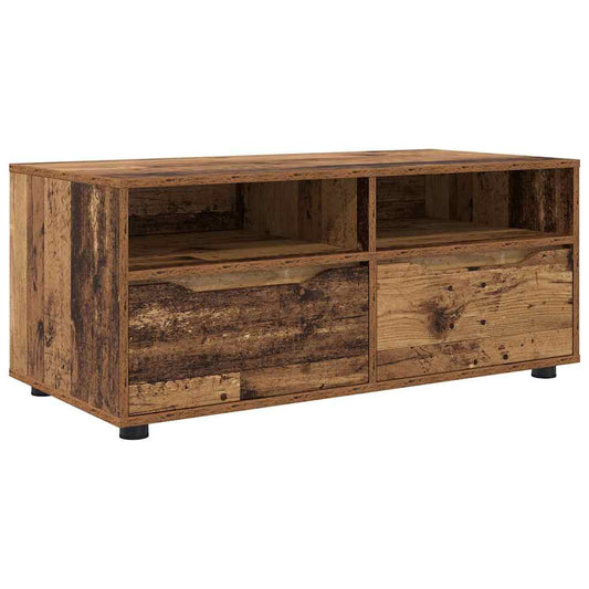 TV Cabinet Old Wood 100 x 48 x 43 cm Engineered Wood TV Cabinet Old Wood 100 x 48 x 43 cm Engineered Wood