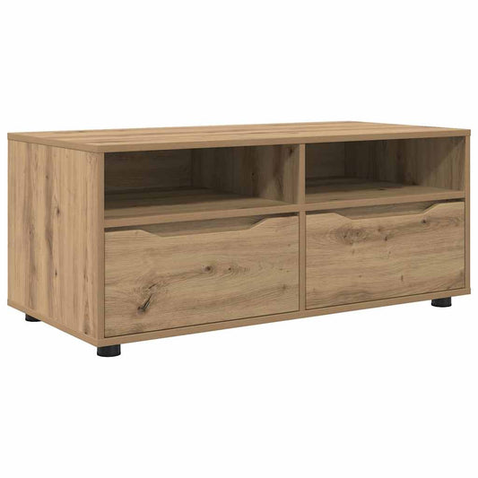 TV Cabinet Artisan Oak 100 x 48 x 43 cm Engineered Wood TV Cabinet Artisan Oak 100 x 48 x 43 cm Engineered Wood