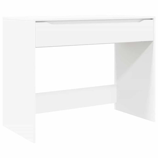 Desk with Drawer White 100 x 50 x 78 cm Engineered Wood Desk with Drawer White 100 x 50 x 78 cm Engineered Wood