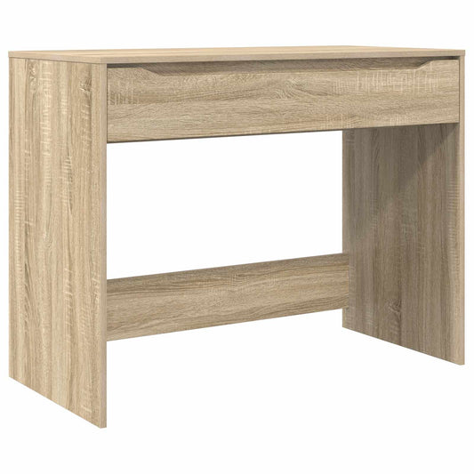Desk with Drawer Sonoma Oak 100 x 50 x 78 cm Engineered Wood Desk with Drawer Sonoma Oak 100 x 50 x 78 cm Engineered Wood