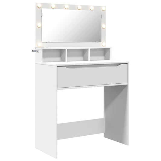 Bedroom Dressing Tables with Drawer White 80 x 39.6 x 135 cm Bedroom Dressing Tables with Drawer White 80 x 39.6 x 135 cm
