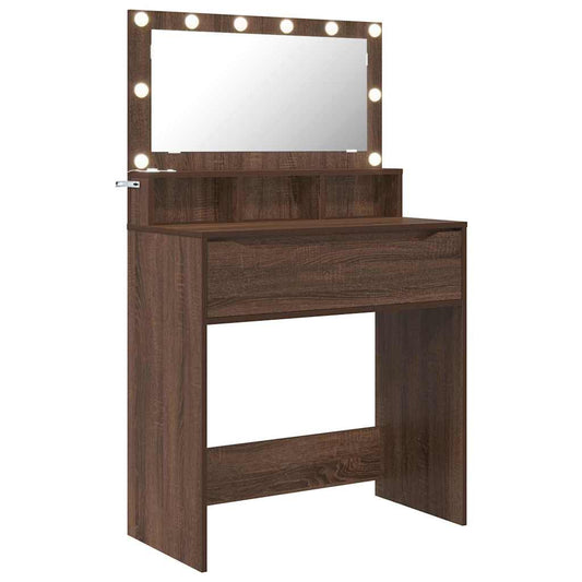Bedroom Dressing Tables Brown Oak 80 x 39.6 x 135 cm Bedroom Dressing Tables Brown Oak 80 x 39.6 x 135 cm