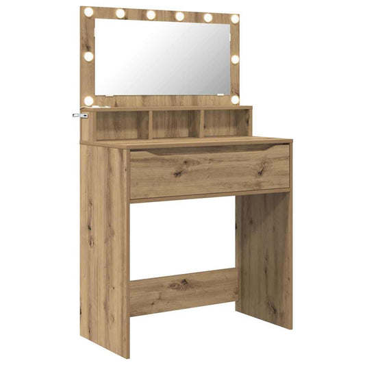 Bedroom Dressing Tables Artisan Oak 80 x 39.6 x 135 cm Bedroom Dressing Tables Artisan Oak 80 x 39.6 x 135 cm