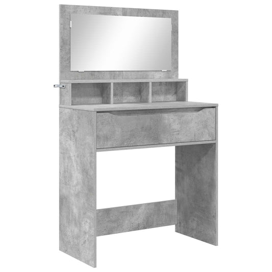 Bedroom Dressing Tables Concrete Grey 80 x 39.6 x 135 cm Bedroom Dressing Tables Concrete Grey 80 x 39.6 x 135 cm