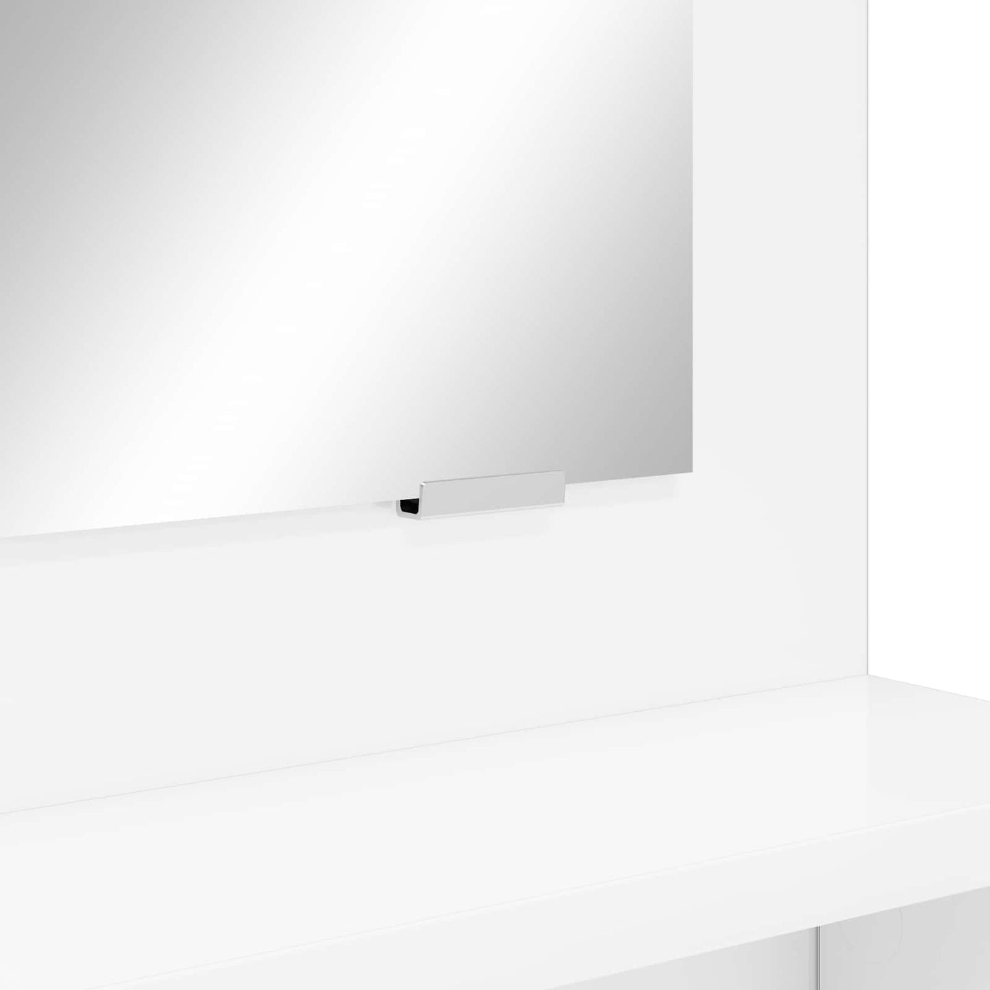 Bedroom Dressing Tables High Gloss White 80 x 39.6 x 135 cm