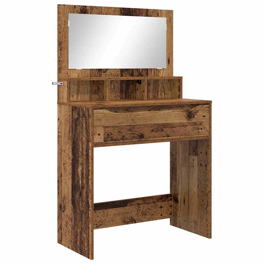 Bedroom Dressing Tables with Drawer Old Wood 80 x 39.6 x 135 cm Bedroom Dressing Tables with Drawer Old Wood 80 x 39.6 x 135 cm