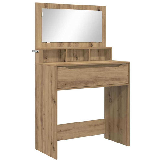 Bedroom Dressing Tables Artisan Oak 80 x 39.6 x 135 cm Bedroom Dressing Tables Artisan Oak 80 x 39.6 x 135 cm
