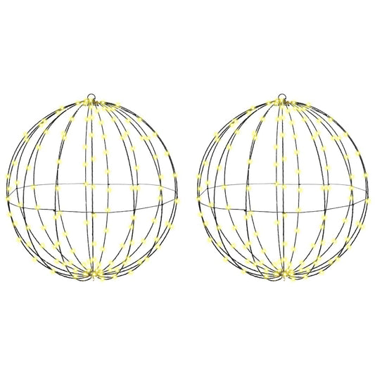 Ball 2 pcs Warm white 60 x 60 x 62 cm Metal 384 LEDs Ball 2 pcs Warm white 60 x 60 x 62 cm Metal 384 LEDs