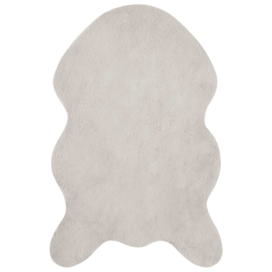 Anti-Slip Faux Rabbit Fur Rug OLITE Beige 50 x 80 cm Polyester Anti-Slip Faux Rabbit Fur Rug OLITE Beige 50 x 80 cm Polyester