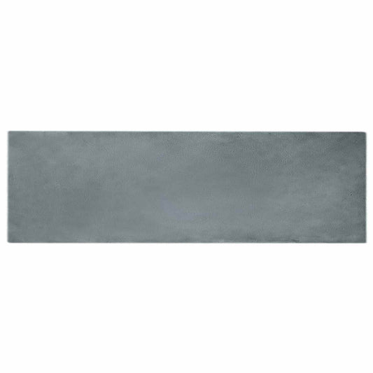 Anti-Slip Faux Rabbit Fur Rug OLITE Anthracite 80 x 250 cm Anti-Slip Faux Rabbit Fur Rug OLITE Anthracite 80 x 250 cm
