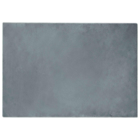 Anti-Slip Faux Rabbit Fur Rug OLITE Anthracite 120 x 170 cm Anti-Slip Faux Rabbit Fur Rug OLITE Anthracite 120 x 170 cm