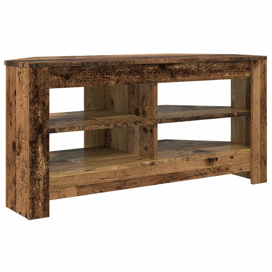 Corner TV Cabinet 102 x 41 x 50 cm Old Wood Corner TV Cabinet 102 x 41 x 50 cm Old Wood