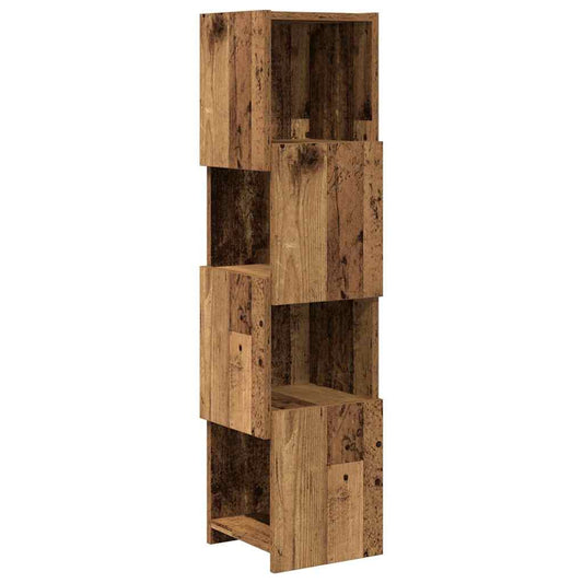 Corner Cabinet Old Wood 25.5x25x102cm Engineered Wood Corner Cabinet Old Wood 25.5x25x102cm Engineered Wood