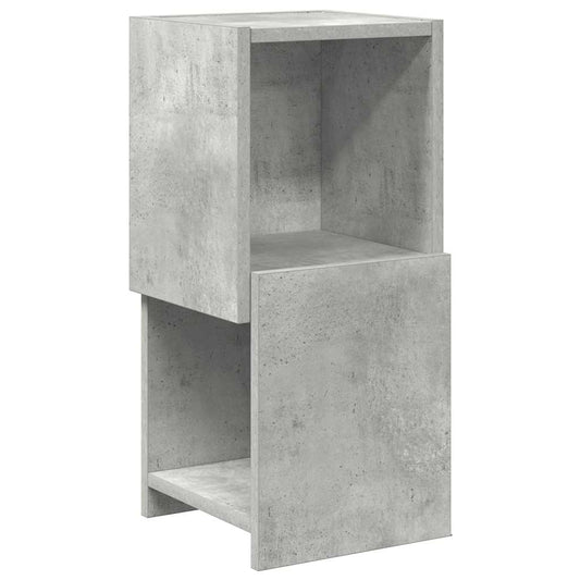 Corner Cabinet Concrete Grey 25.5x25x55cm Engineered Wood Corner Cabinet Concrete Grey 25.5x25x55cm Engineered Wood