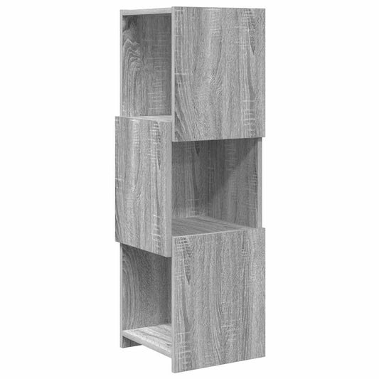 Corner Cabinet Grey Sonoma 30.5x30x95cm Engineered Wood Corner Cabinet Grey Sonoma 30.5x30x95cm Engineered Wood