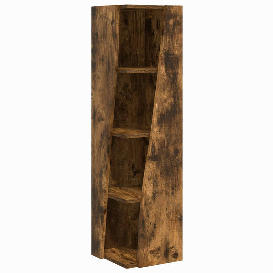 Corner Cabinet 27.5x27x102cm Engineered Wood Smoked Oak Corner Cabinet 27.5x27x102cm Engineered Wood Smoked Oak