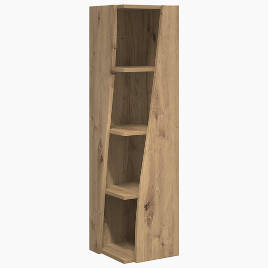 Corner Cabinet 27.5x27x102cm Engineered Wood Artisan Oak Corner Cabinet 27.5x27x102cm Engineered Wood Artisan Oak