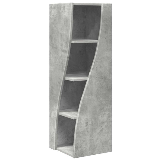 Corner Cabinet 32x32x102cm Engineered Wood Concrete Grey Corner Cabinet 32x32x102cm Engineered Wood Concrete Grey