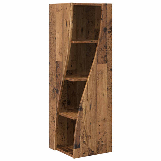 Corner Cabinet 32x32x102cm Engineered Wood Old Wood Corner Cabinet 32x32x102cm Engineered Wood Old Wood