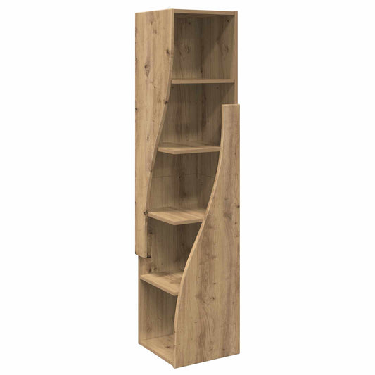 Corner Cabinet 32x32x140cm Engineered Wood Artisan Oak Corner Cabinet 32x32x140cm Engineered Wood Artisan Oak