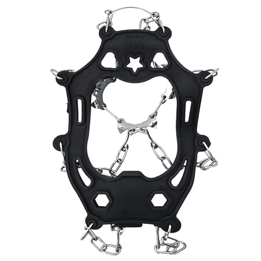Ice Cleats for Shoes Black XL Stainless Steel Ice Cleats for Shoes Black XL Stainless Steel