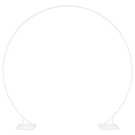 Wedding Arch White 220 x 45 x 200 cm Steel Wedding Arch White 220 x 45 x 200 cm Steel