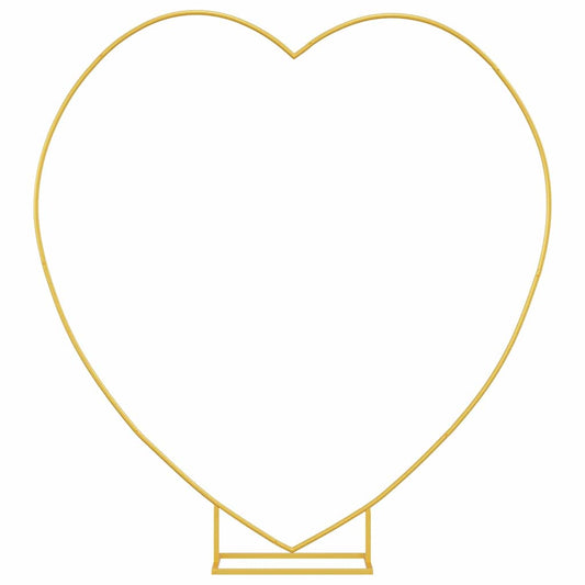 Wedding Arch Gold 195 x 35 x 211 cm Steel Wedding Arch Gold 195 x 35 x 211 cm Steel