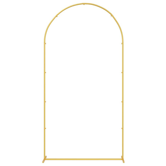 Wedding Arch Gold 100 x 39 x 200 cm Steel Wedding Arch Gold 100 x 39 x 200 cm Steel