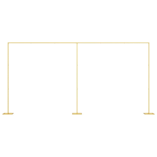 Wedding Arch Gold 657 x 35 x 300 cm Steel Wedding Arch Gold 657 x 35 x 300 cm Steel