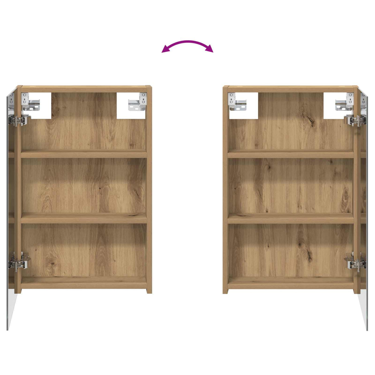 Bathroom Cabinet Set 3 pcs 100 x 10.5 x 60.5 cm Engineered wood
