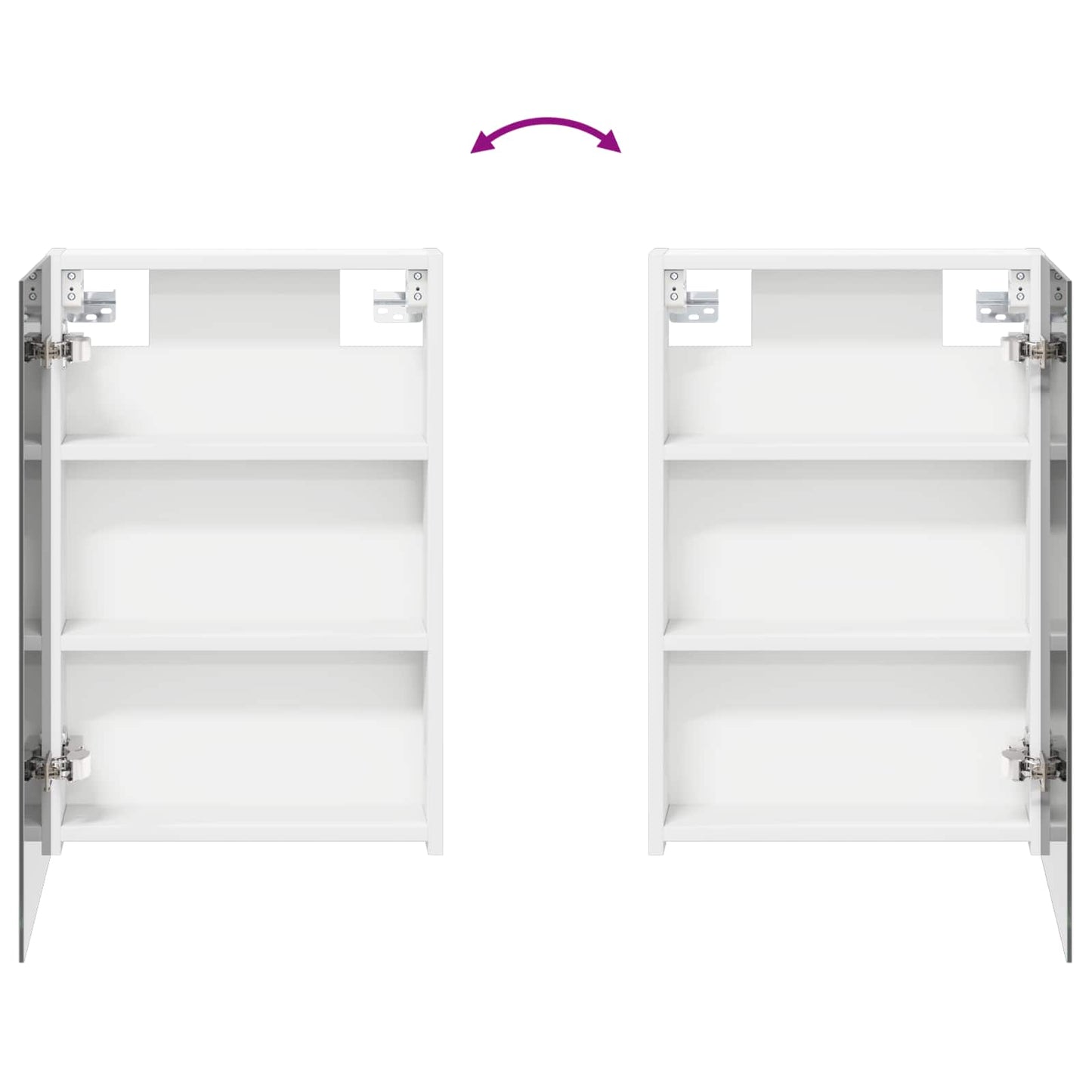 Bathroom Cabinet Set 3 pcs 120 x 10.5 x 60.5 cm Engineered wood